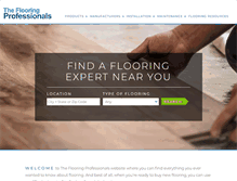 Tablet Screenshot of flooring-professionals.com